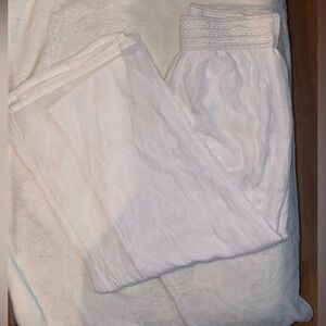 Alyx White Textured Elastic Pants